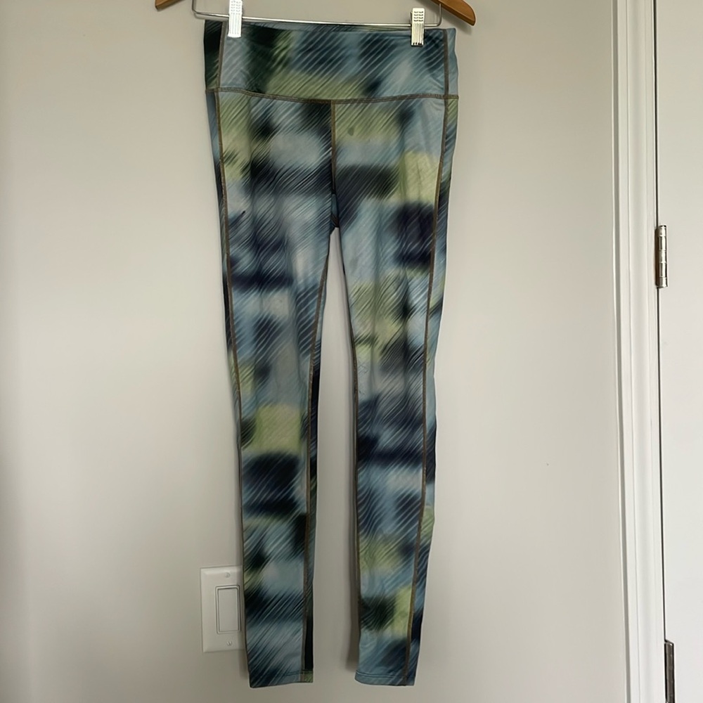 Athleta Multi Colored Leggings Sz S